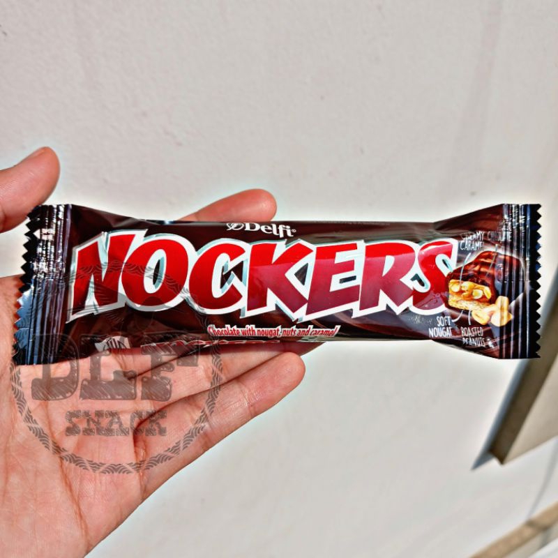 

nockers delfi 35gr coklat chocolate with nougat nuts caramel
