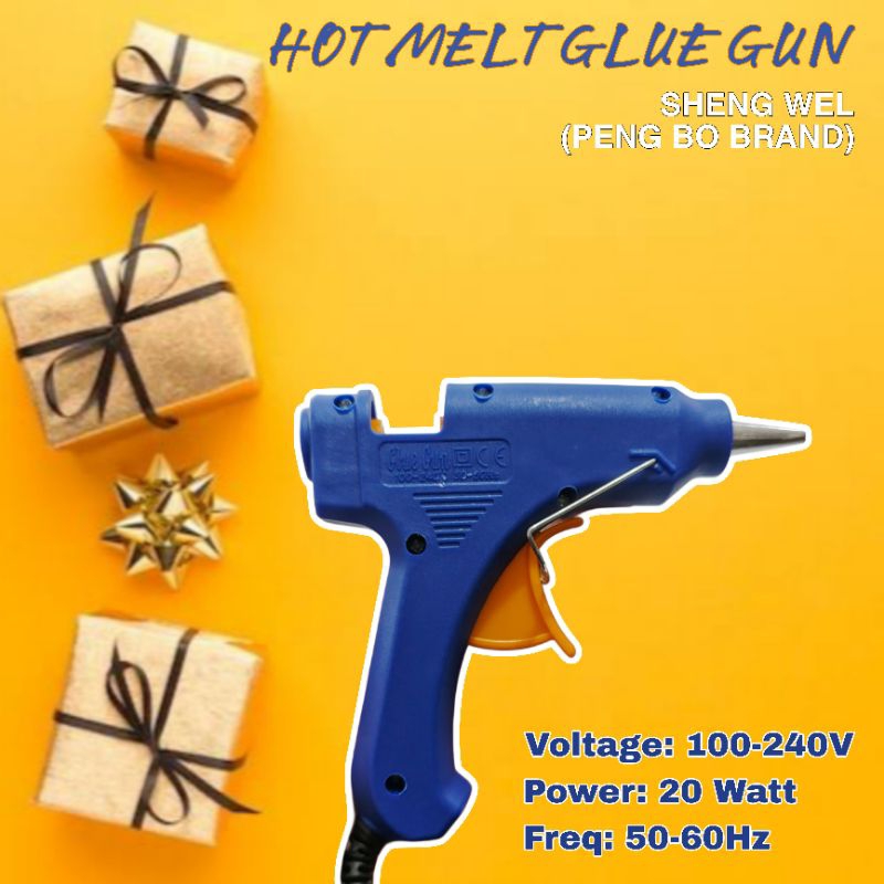 

Lem Tembak / Hot Glue Gun Merek Sheng Wei HE-20W