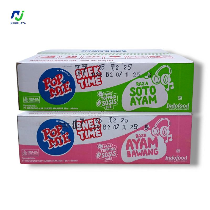 

( READY STOK ) Pop Mie Cup Mini 1 Dus Isi 12 Pcs@39g