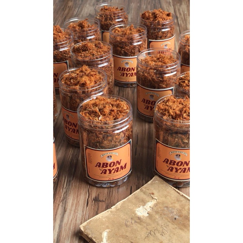 

ABON AYAM PREMIUM — 100% DAGING AYAM ASLI, TANPA PENGAWET, TANPA MSG / 250 GRAM