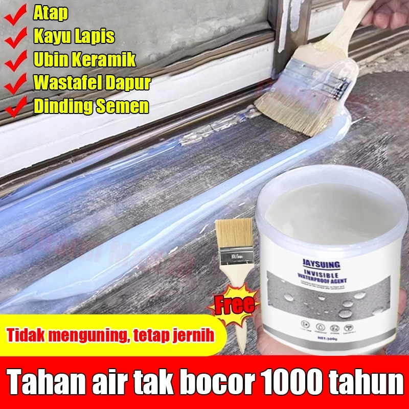 lem transparan anti bocor jaysuing 100g lem waterproof penambal tembok anti bocor dan rembes Toilet/