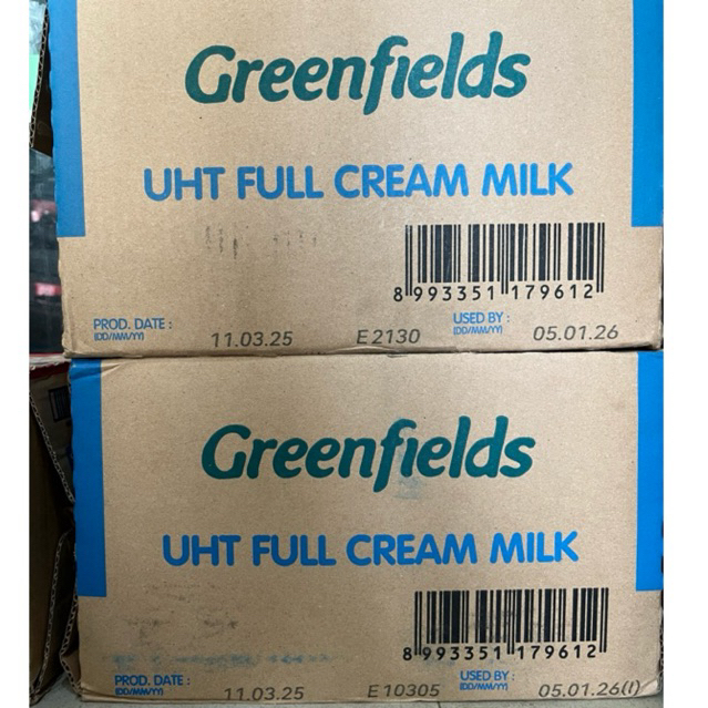 

Greenfield Susu Uht Full Cream 950ml isi 12 pcs per Cartoon