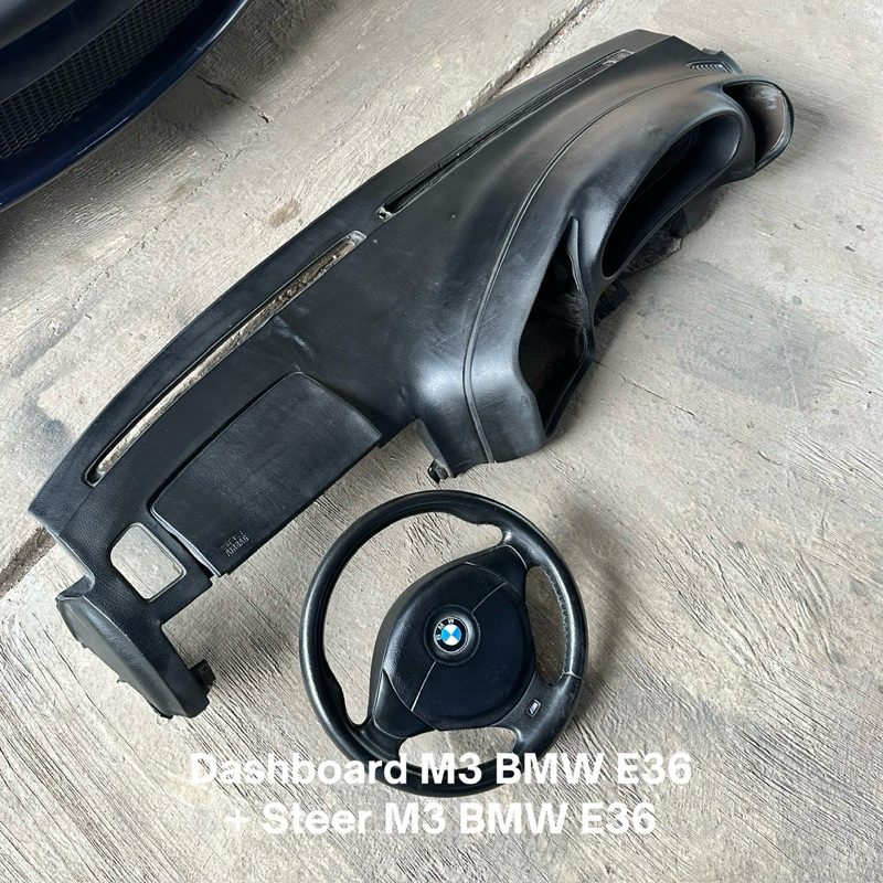 Dashboard M3 BMW E36 + Steer M3 BMW E36 sedan.