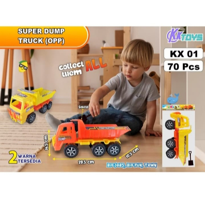 Mainan Anak Mobil Truk Pasir Dump Truck/ Mainan Truk Pasir Jomplang kx01