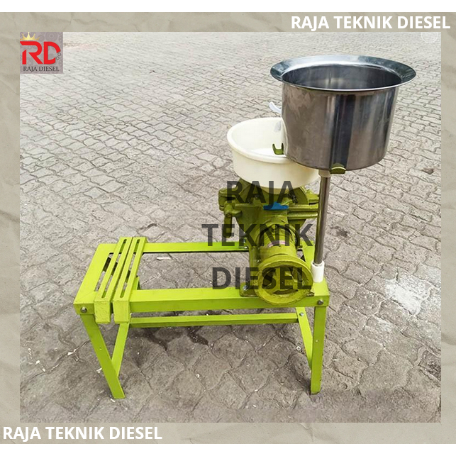 Mesin Gilingan Tahu 5 Inch + Engine Bensin / Dinamo Penggerak Penggiling Giling Kedelai Tahu 5" Orig