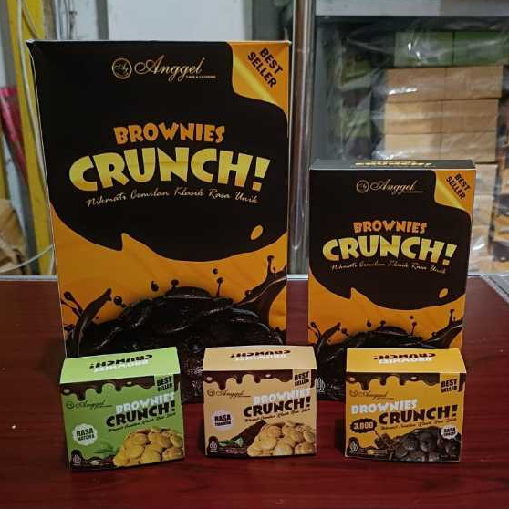 

BROWNIES CRUNCH! by ANGGEL CAKE, Kemasan Dus 200 gr