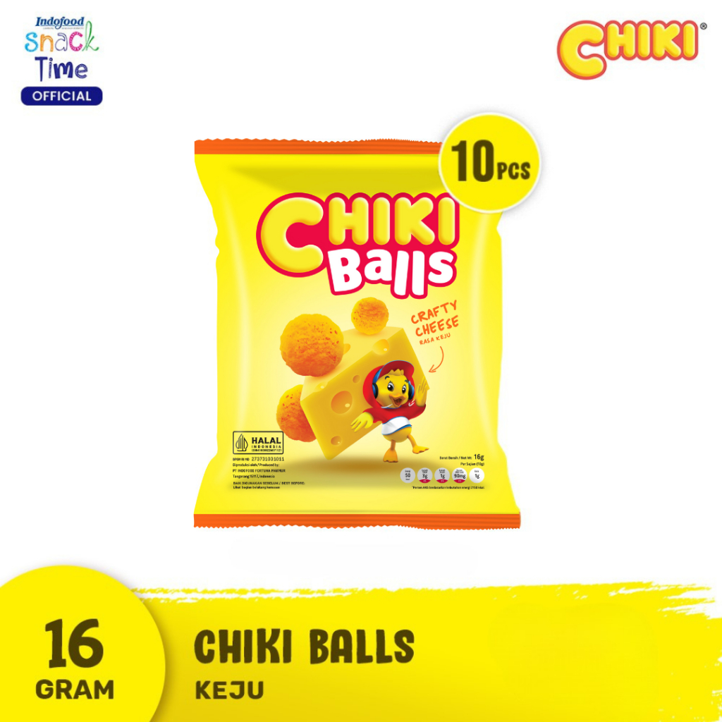 

Chiki Ball Keju 16 Gr - 10 Pcs
