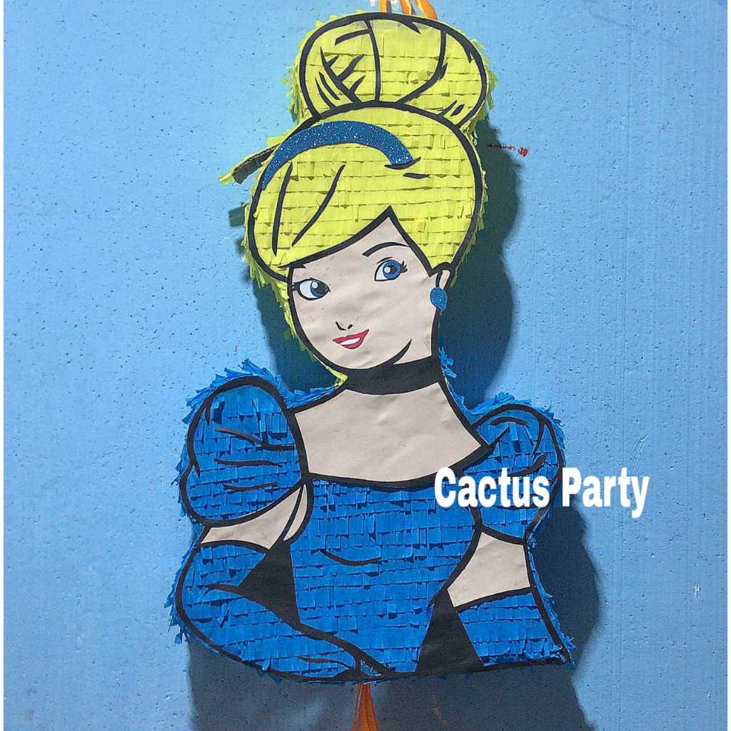 Pinata Pukul/Pinata Tarik Karakter Ulang Tahun Motif Princess Cinderella