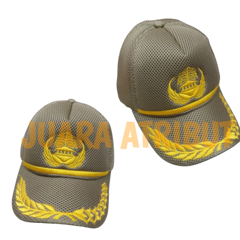 TOPI KORPRI CREAM/ TOPI KORPRI KHAKI/ TOPI KORPI /TOPI ASN/ TOPI ASN/TOPI PEMDA/TOPI PEGAWAI ASN
