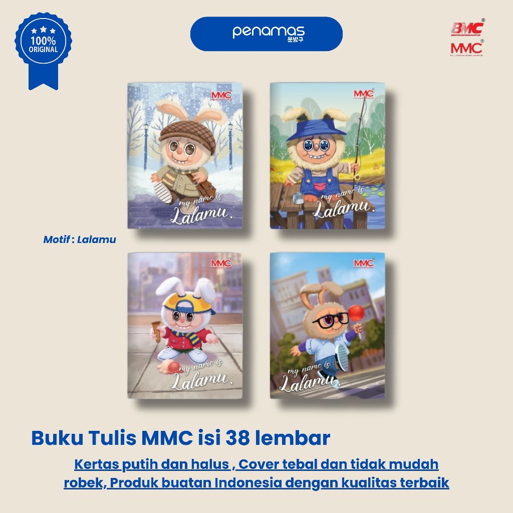 

[ TERMURAH ] BUKU TULIS MMC ISI 38 / BUKU TULIS ISI 38 / BUKU TULIS / PAK
