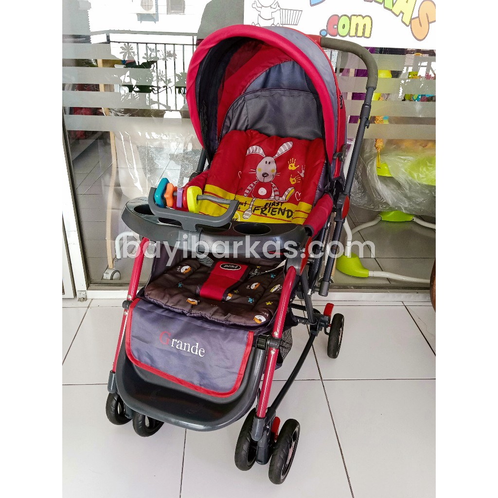 PLIKO 'Grande' Stroller 3in1 murah / kereta dorong bayi / kereta bayi / dorongan bayi / troli bayi (