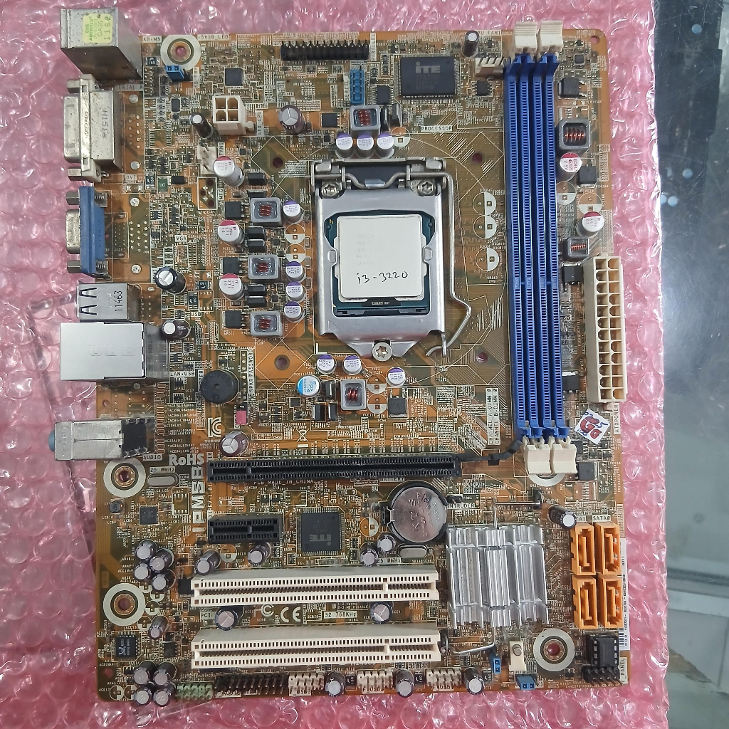 Paket Motherboard H61 Pegatron LGA 1155 + Processor i3 3220 | Sonju Bass Komputer