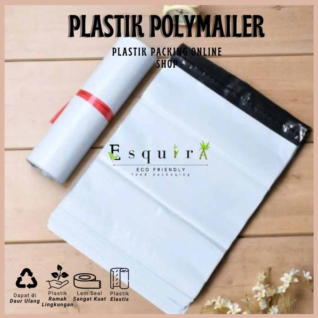 

(ESQ) Plastik Packing Online Shop Hitam 32 x 45/ KD-4