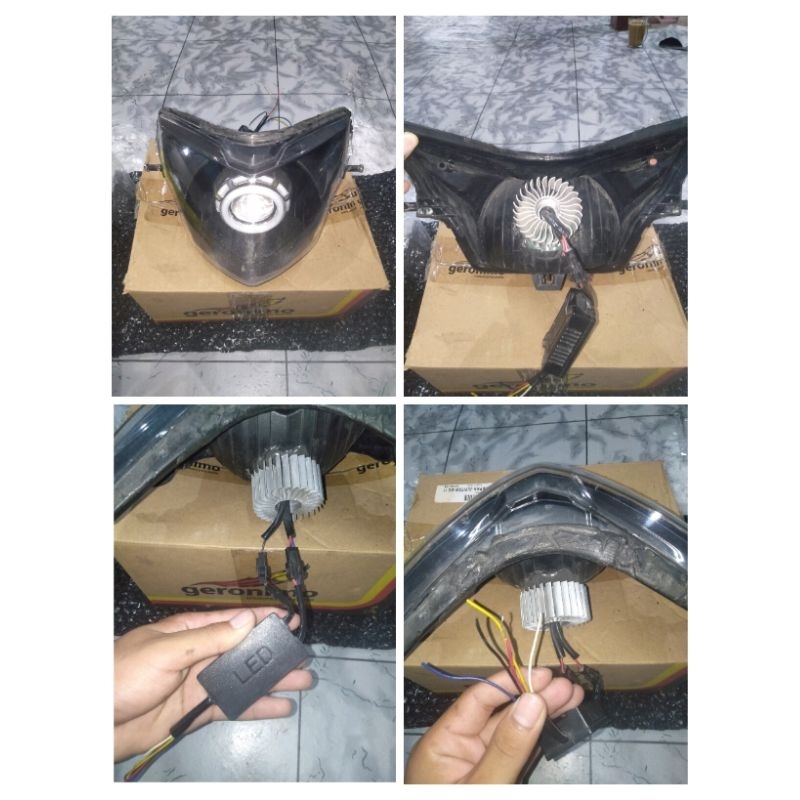 paketan set reflektor HID projie MX new / njmx 135