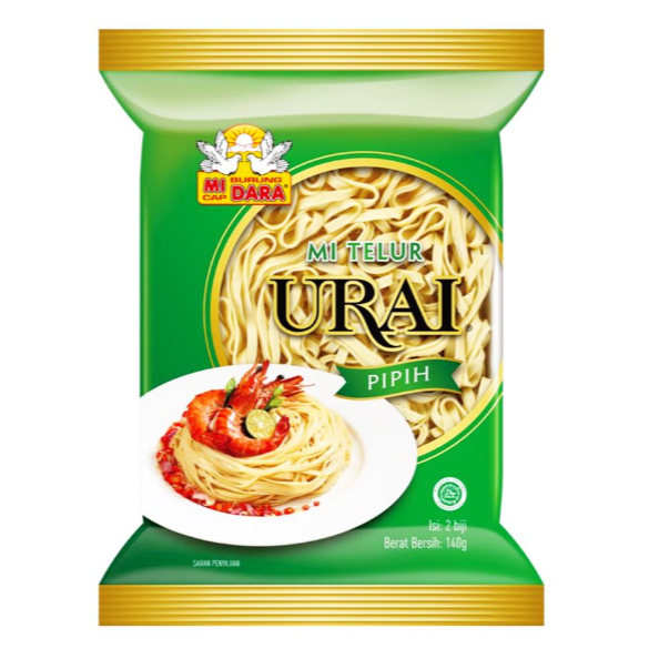 

BURUNG DARA MIE TELUR URAI PIPIH 140GR