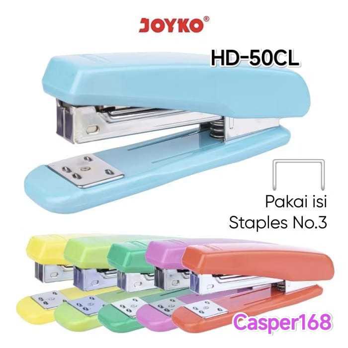 

JOYKO - STAPLER HD-50CL / Staples Hecter Jepretan Ukuran Besar Warna Warni