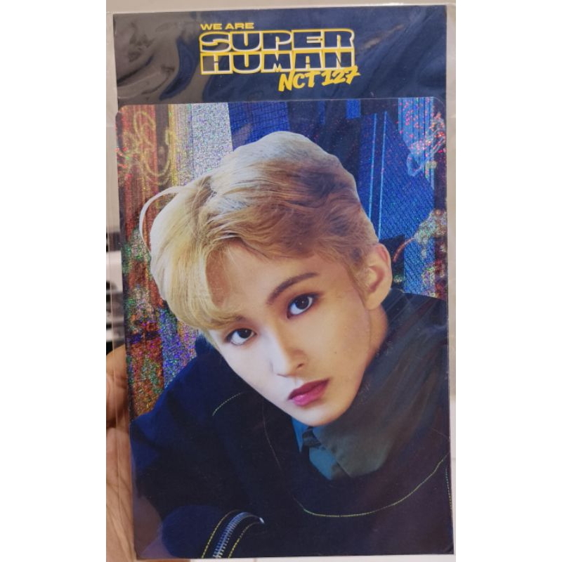 (NEW) NCT127 HOLOGRAM CARD HOLDER SET SUPER HUMAN MARK / Merchandise Kpop SM Entertainment SMTown