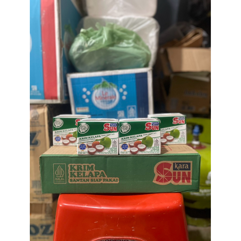 

1 BUAH SUN KARA 200 ML. KRIM KELAPA SANTAN SIAP PAKAI. 100% BARU BERSEGEL ORI HALAL INDONESIA BPOM RI. TOP BRAND 2020.
