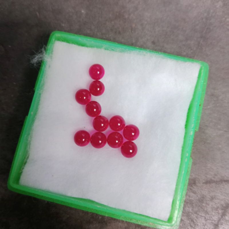 Batu merah Sinem / Merah delima Asli