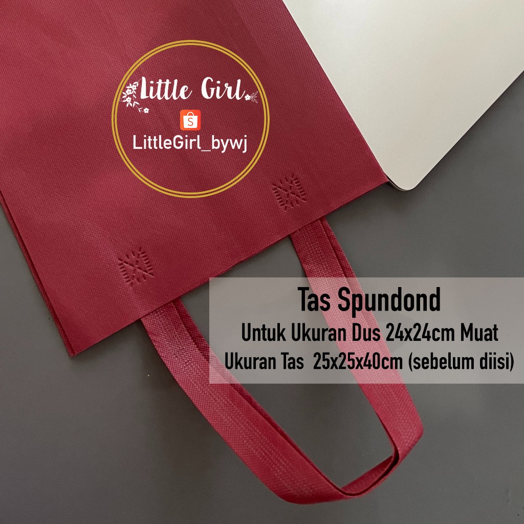 

TAS SPUNBOND - Ukuran 25x25x40cm - Tas Spunbond - Tas Goodie bag Polos tas seminar tas ulang tahun tas nasi kotak tas kue - Little Girl Shop