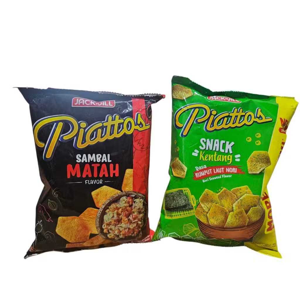 

Piattos Rumput Laut Nori dan Sambal Matah (68g) camilan