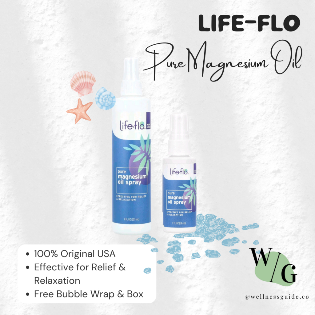 LIFE FLO PURE MAGNESIUM OIL SPRAY 237ML | WELLNESS GUIDE