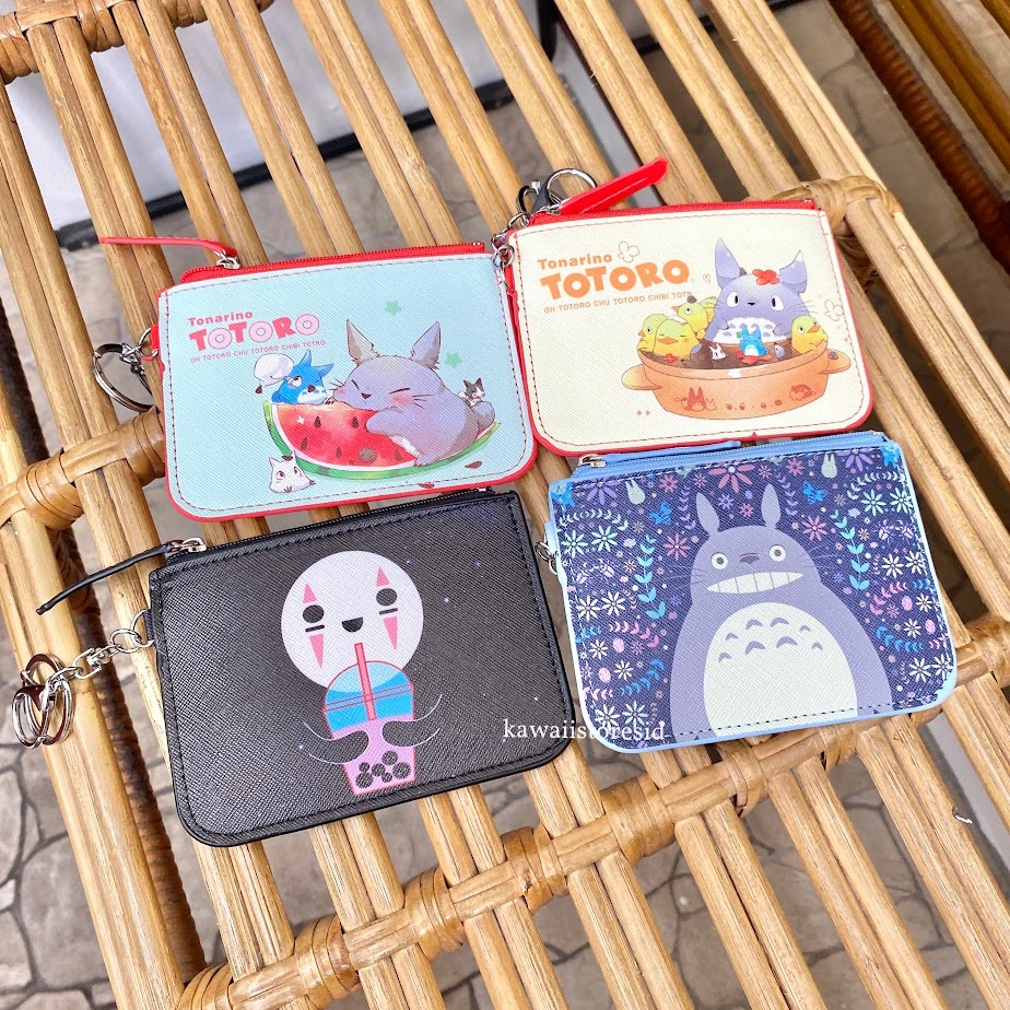 

H7Y Dompet Kartu Id Card Holder Ghibli Totoro One Piece Mofusand Sanrio Cinnamoroll Kuromi My Melody