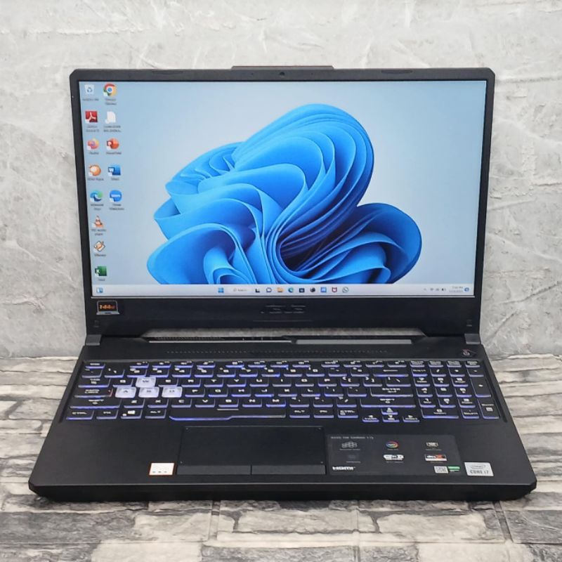 LAPTOP ASUS TUF GAMING F15 FX506LH INTEL CORE I7-10870H RAM 8GB SSD 512GB GTX 1650
