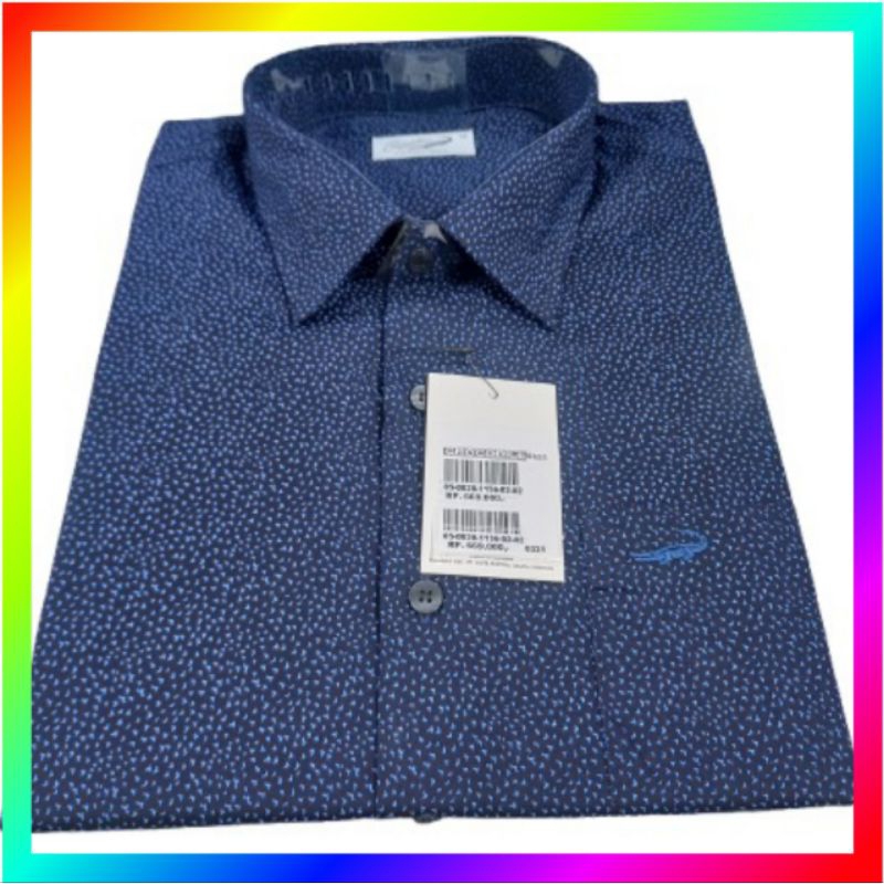 kemeja pria crocodile lengan pendek