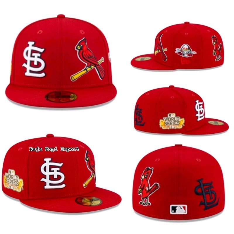 Topi Fitted St. Louis Cardinals Edisi Patch Pride Super AA+ Import - Topi Build Up Cardinals