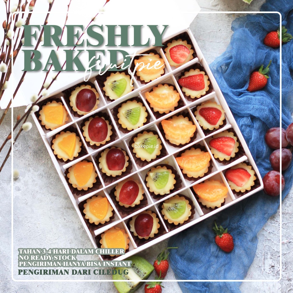 

Pie Buah - Fruit Tart - Bakepie - Baby Pie Rasa Original