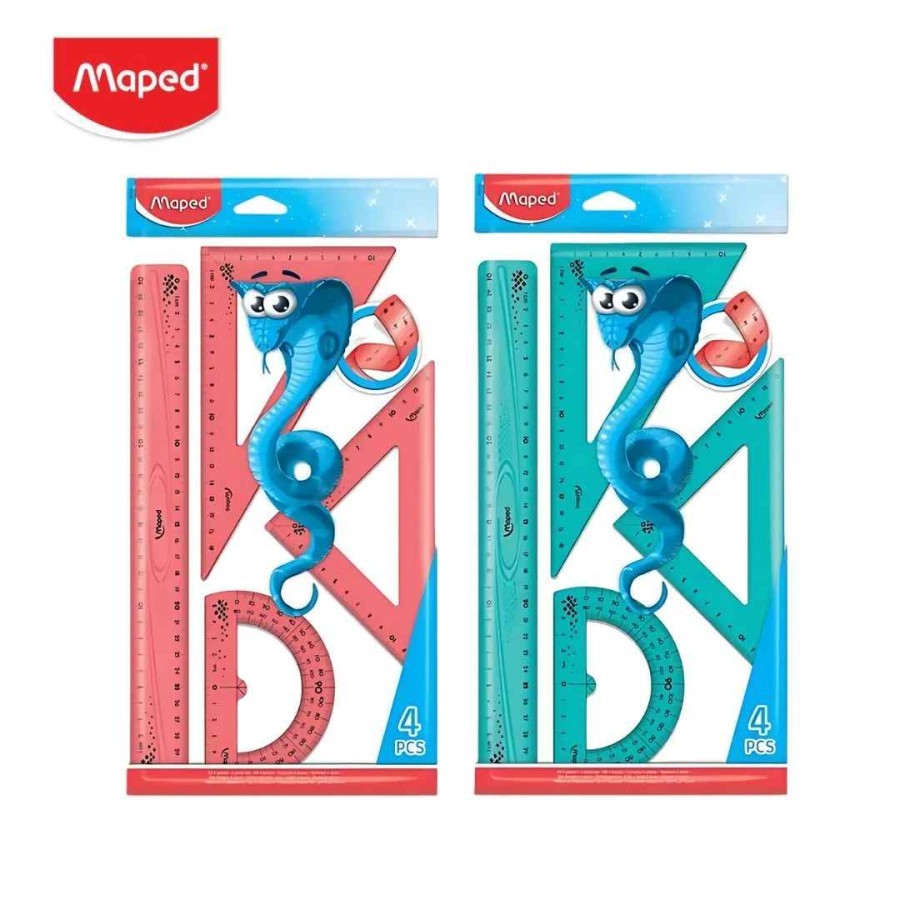 

Penggaris Maped Pulse Twist 'n Flex Set 4 Large 981722 SET Ruler Mistar