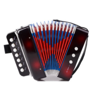 fda 7 Keys Buttons Children'S Accordion Acordeon Musical Instrument Climber Music Concertina Gaita A