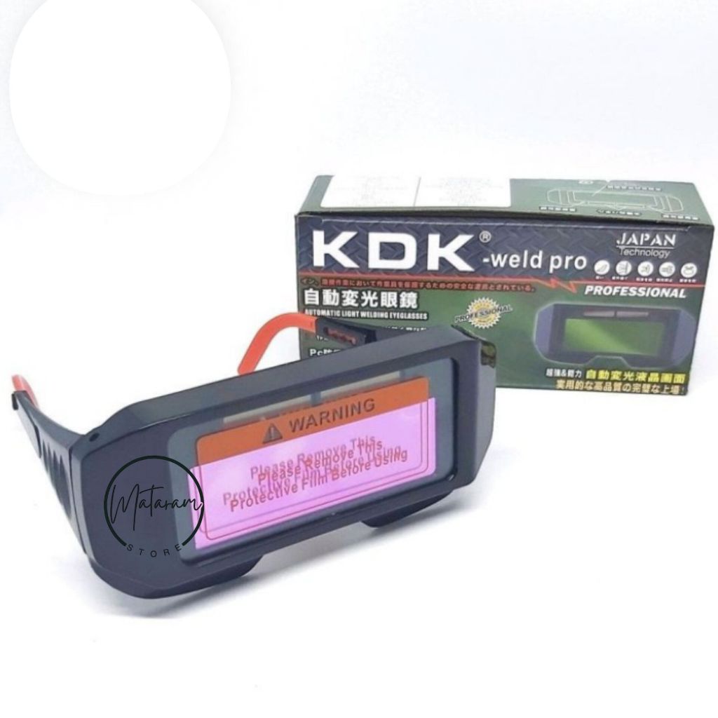 KDK Kacamata Las Auto Darkening Filter Lens/ KDK Kacamata Las Otomatis