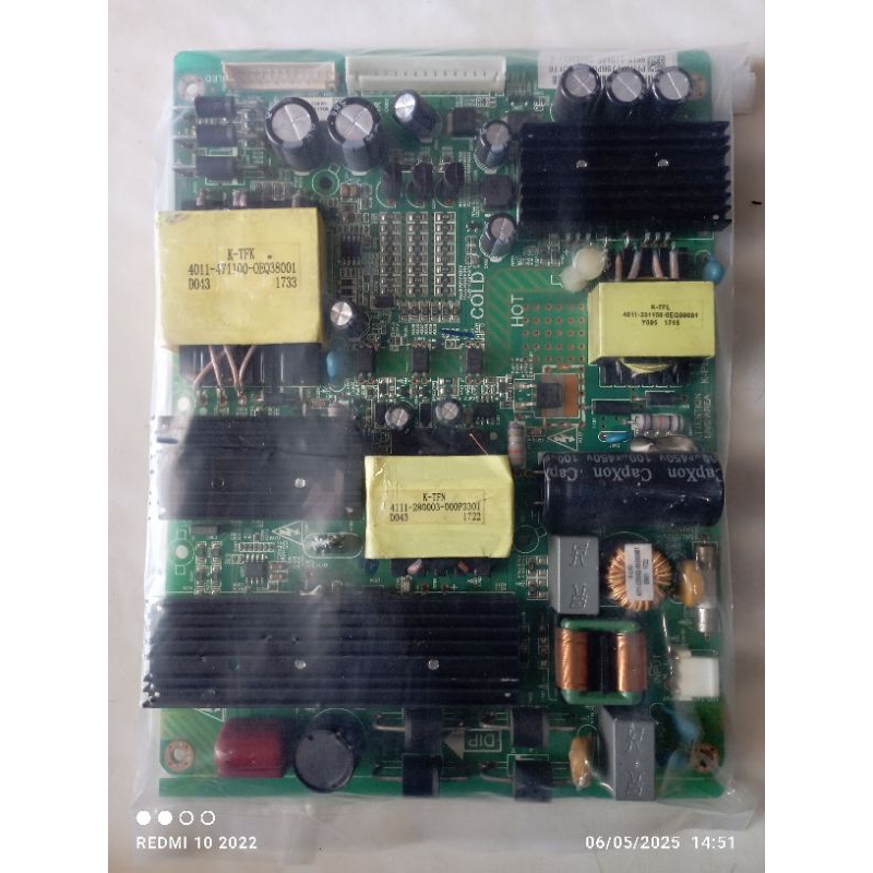 PSU POWER SUPPLY REGURATOR MESIN TV PHILIPS 50PUT6002S PSU PHILIPS 50