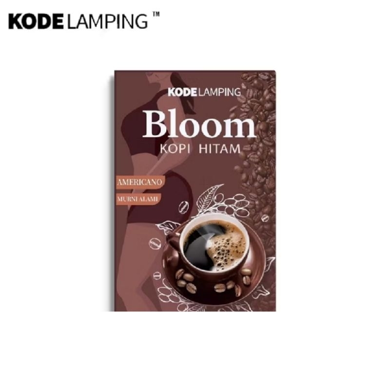 

BLOOM kopi Hitam Arabika (12 Sachet/Box), Kopi Murni, Rendah Gula, Kopi Instan Praktis, KOPI Collagen,coffee