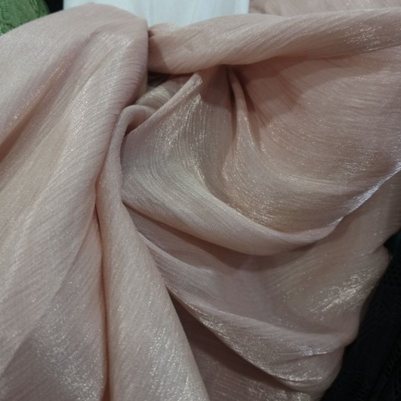 kain Shimmer silk / kain satin Shimmer/ kain Shimmer yoryu / kain Shimmer premium