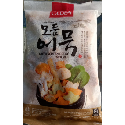 

Cedea Mixed Korean Odeng With Soup 340 Grams