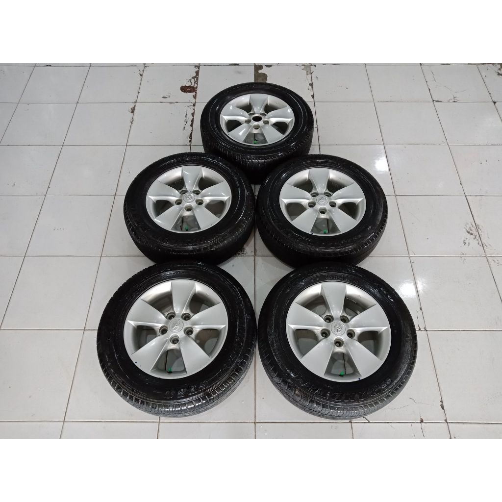 PELEK ORIGINAL COPOTAN MOBIL RUSH KONDE RING 16 + BAN ISI 5 PCS BISA UNTUK INOVA 2KD