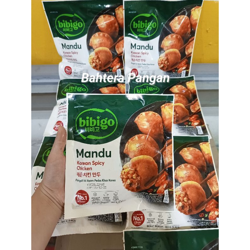 

Bibigo Mandu Korea Spicy Chicken | Pangsit Ayam Pedes Korea Halal 180gram