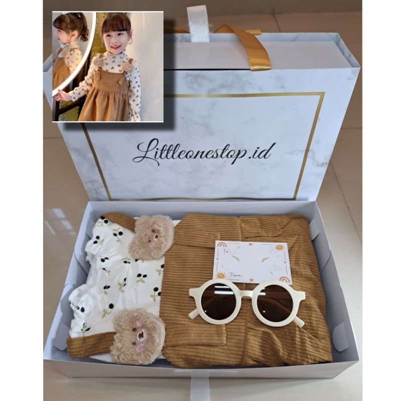 [Baru Datang]Hampers Kado Ulang Tahun Dress Anak Perempuan 1-2 tahun | Kado Ultah Anak Cewek