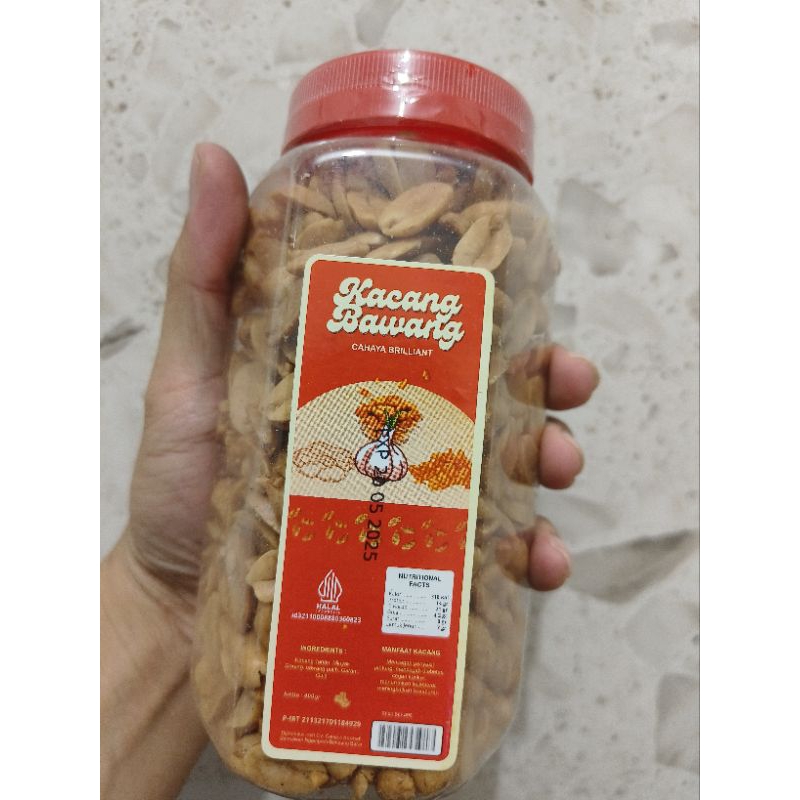 

Kacang Bawang Renyah Kemasan 400 Gram