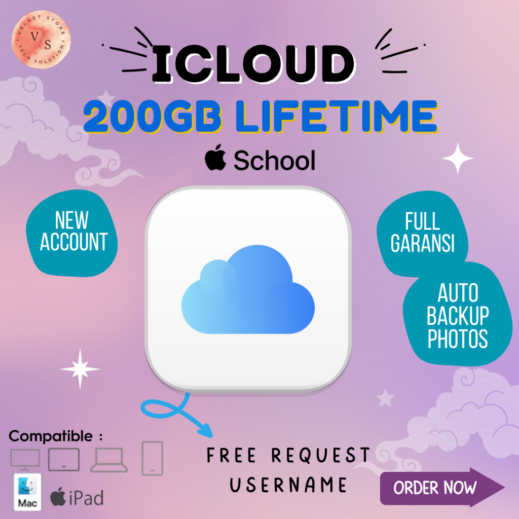ICLOUD SCHOOL 200GB LIFETIME DURATION