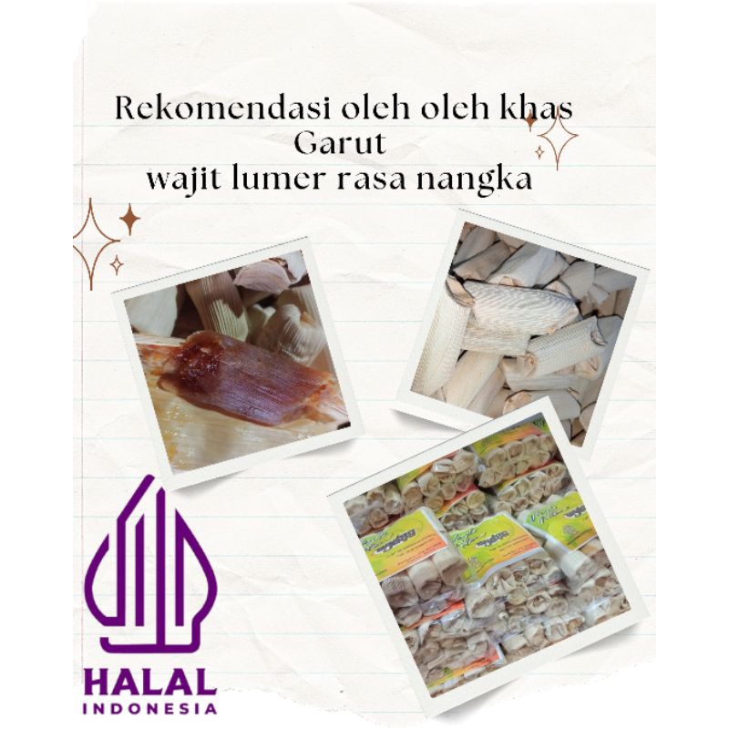 

wajit khas garut/bukan wajit cililin/wajit nangka/wajit ketan rasa nangka/Wajit ketan 500gram