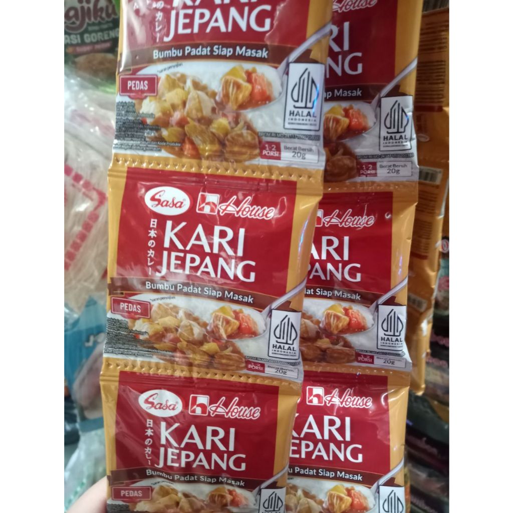 

Sasa Kari Jepang Pedas berat/isi 20gr