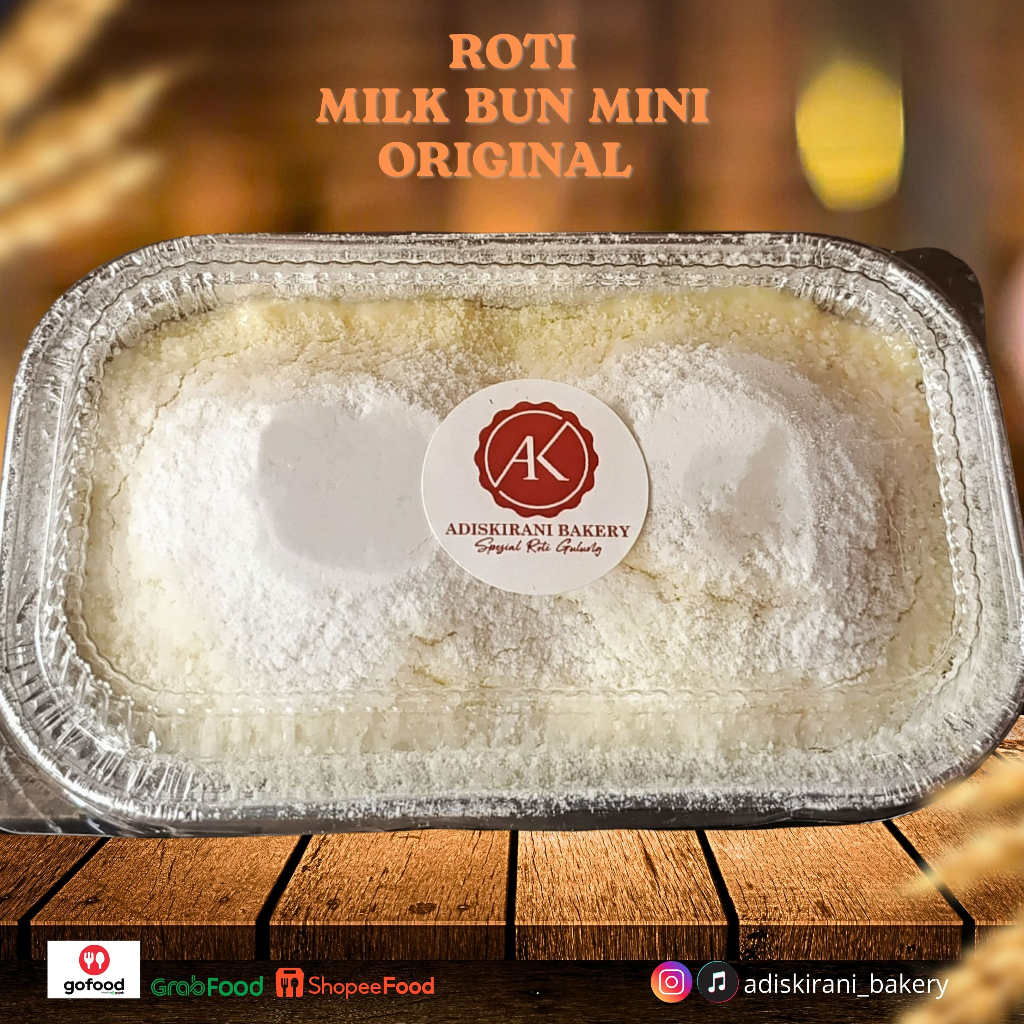 

Roti Milk Bun Original Ukuran Kecil