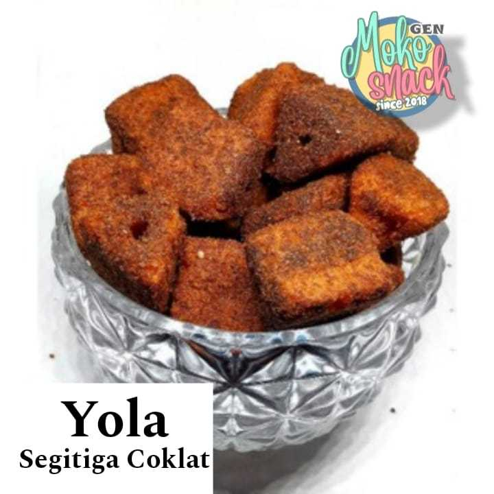 

Snack cemilan kiloan YOLA SEGITIGA | YOLA SEGITIGA COKLAT 250gr