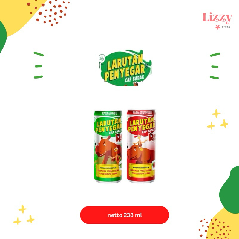 

Larutan Penyegar Anak Cap Badak Minuman Kaleng 238ml
