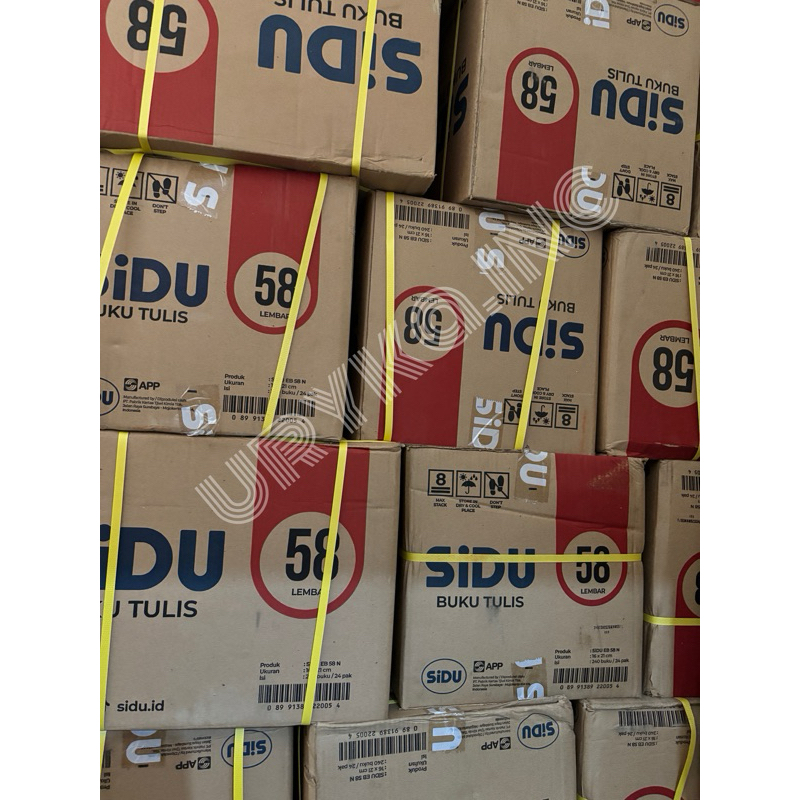 

(1 DUS=24 PAK) Buku Tulis Sinar Dunia/SIDU 58 Lembar GROSIR