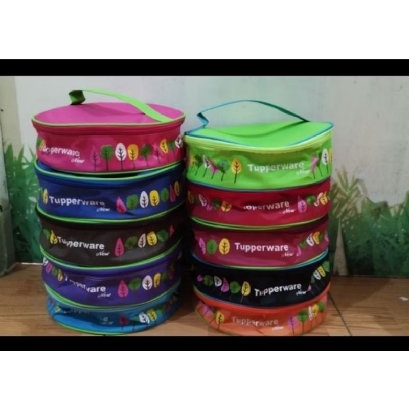 Tas bekal bulat Tas CWL Tas Fancy CWL Tas  Tupperware Crystalwave
